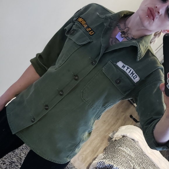 vintage army jacket - Picture 2 of 6